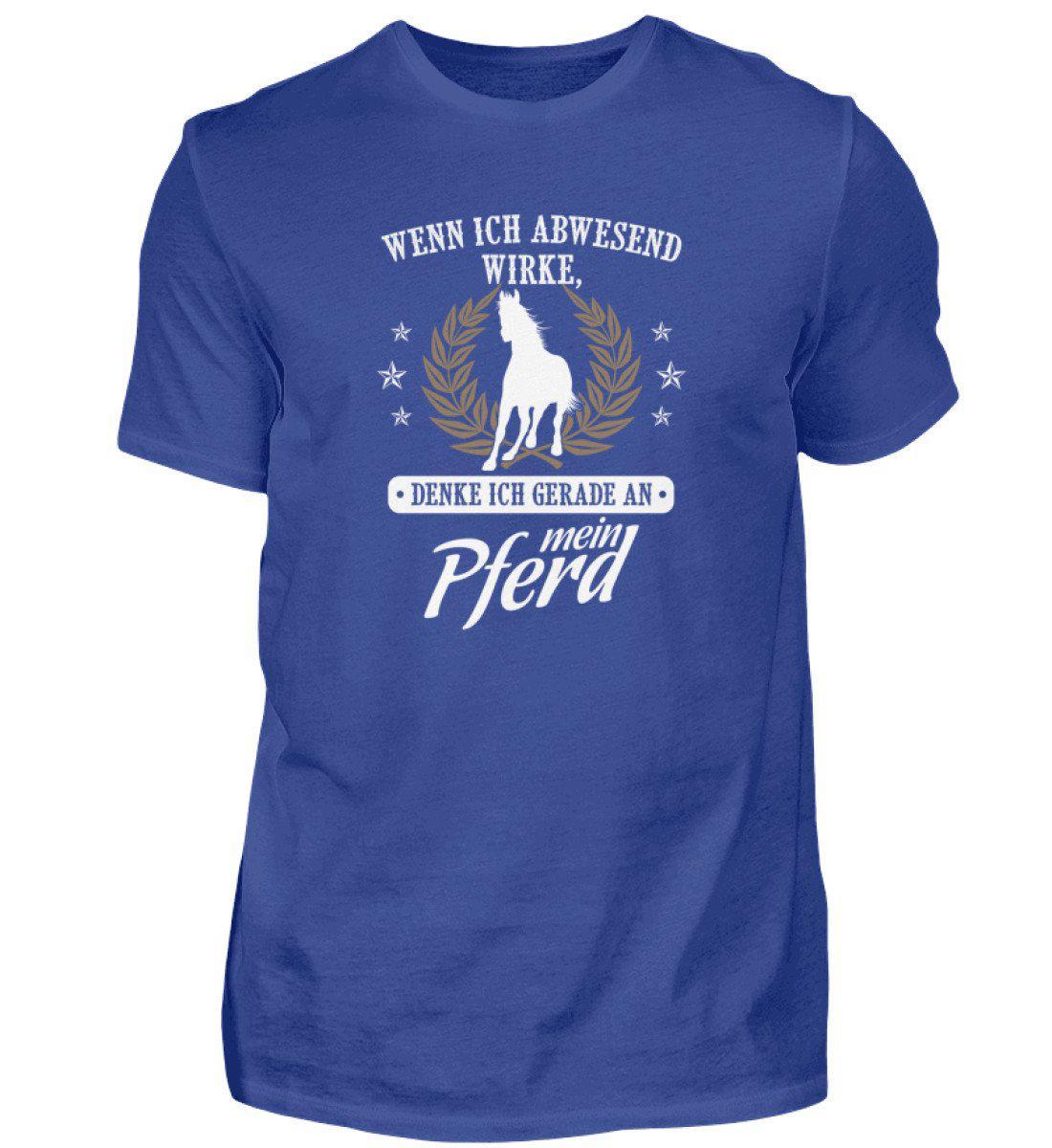 Denke an mein Pferd · Herren T-Shirt-Herren Basic T-Shirt-Royal Blue-S-Agrarstarz