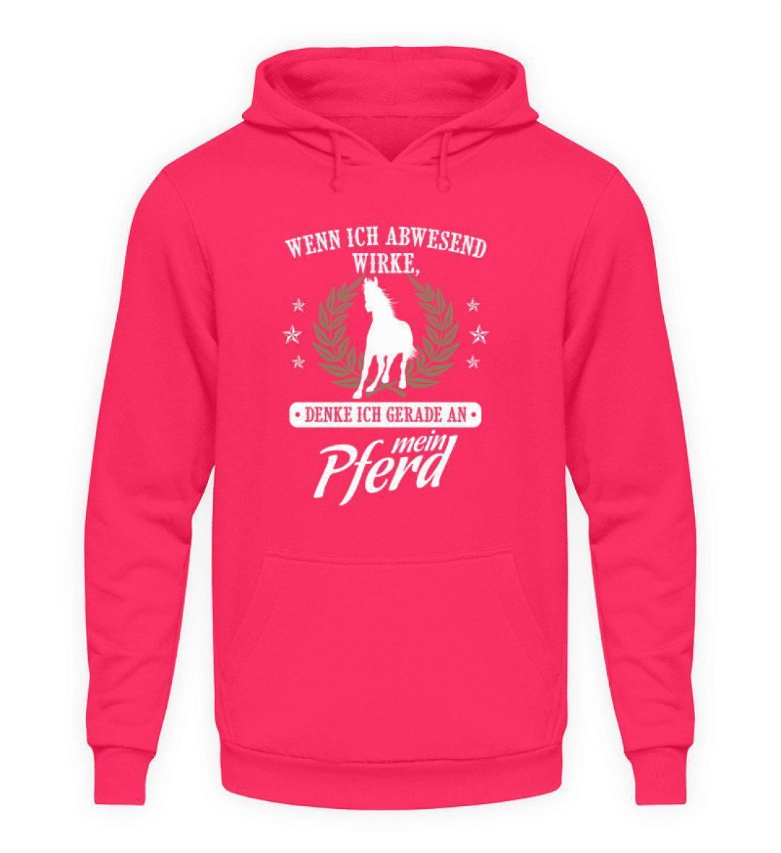 Denke an mein Pferd · Unisex Kapuzenpullover Hoodie-Unisex Hoodie-Hot Pink-S-Agrarstarz