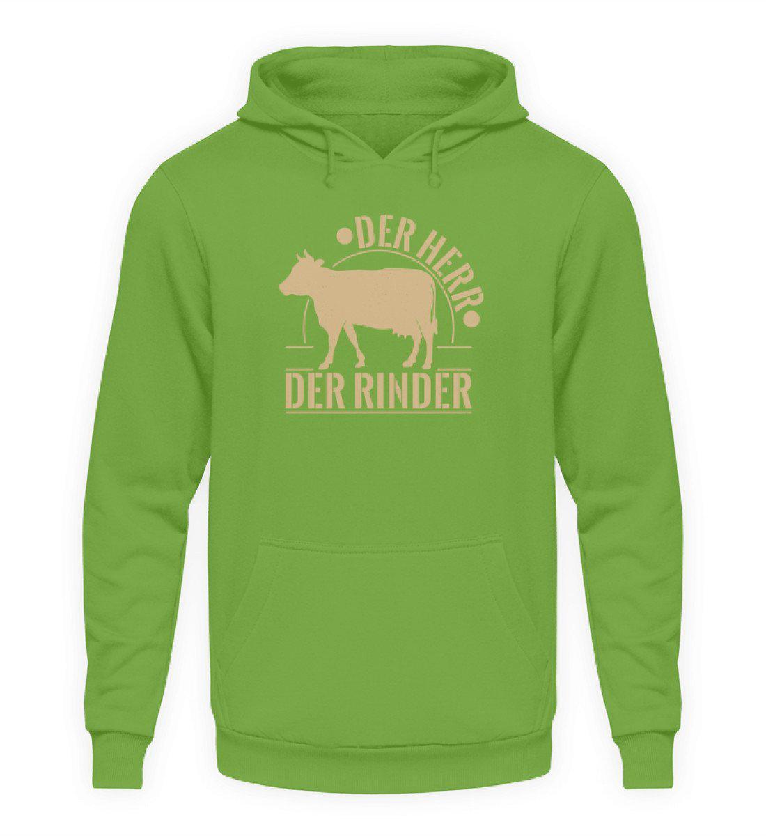 Der Herr der Rinder · Unisex Kapuzenpullover Hoodie-Unisex Hoodie-LimeGreen-L-Agrarstarz