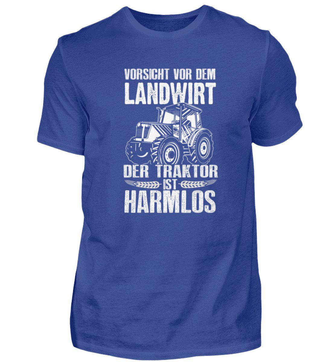 Der Traktor ist harmlos · Herren T-Shirt-Herren Basic T-Shirt-Royal Blue-S-Agrarstarz