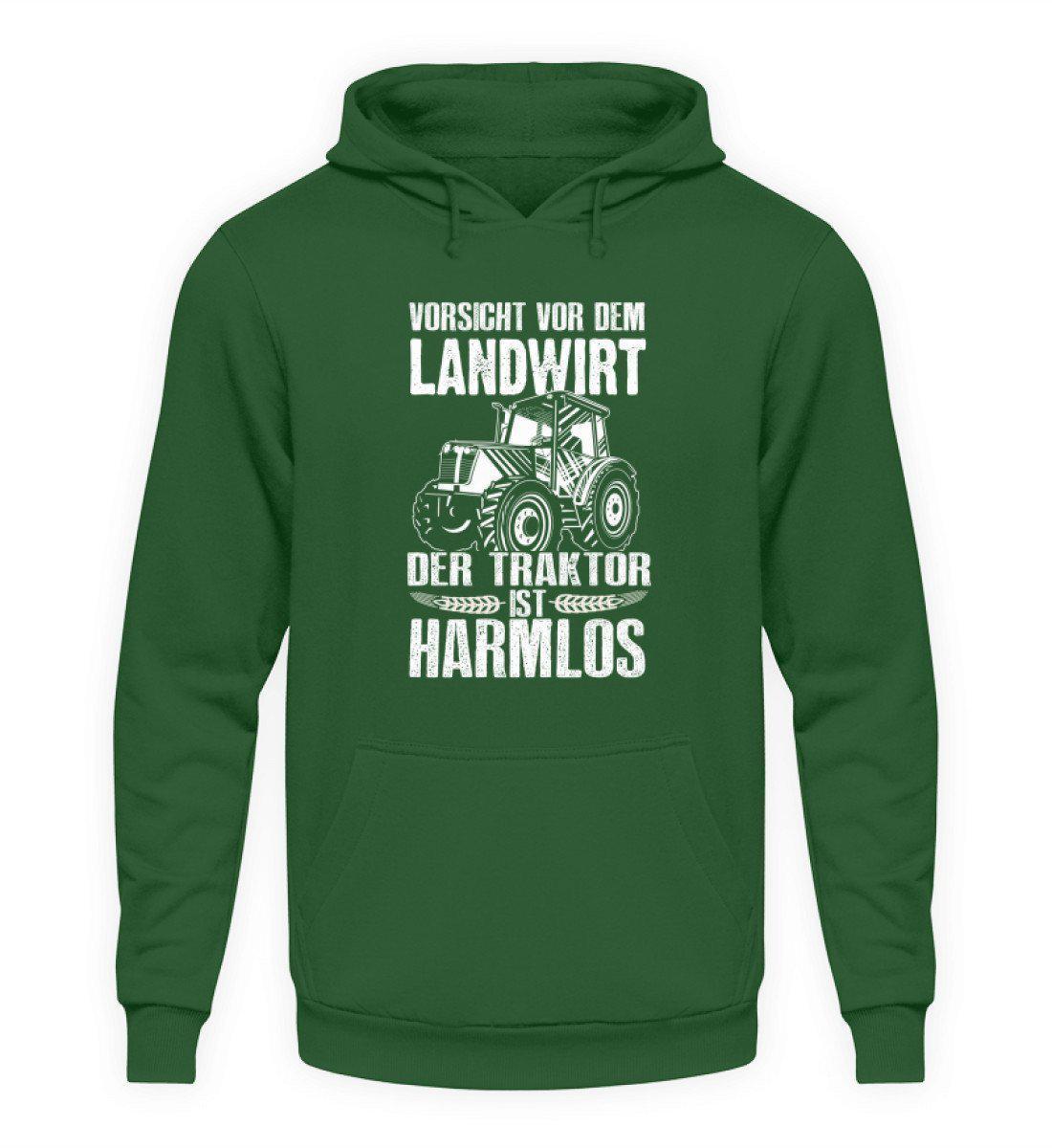 Der Traktor ist harmlos · Unisex Kapuzenpullover Hoodie-Unisex Hoodie-Bottle Green-L-Agrarstarz