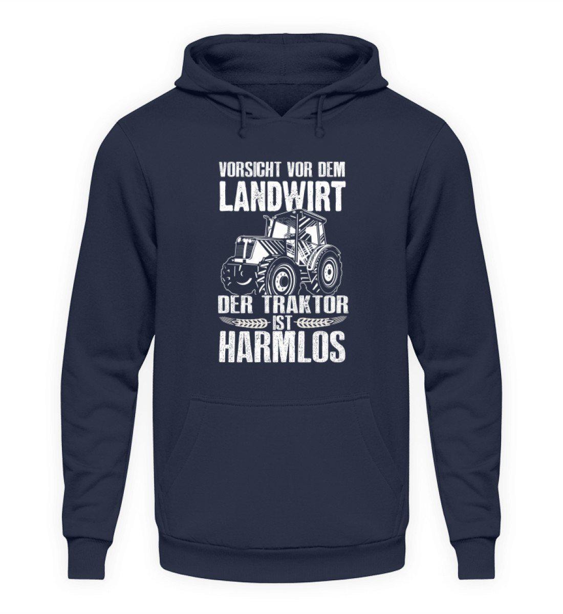 Der Traktor ist harmlos · Unisex Kapuzenpullover Hoodie-Unisex Hoodie-Oxford Navy-L-Agrarstarz