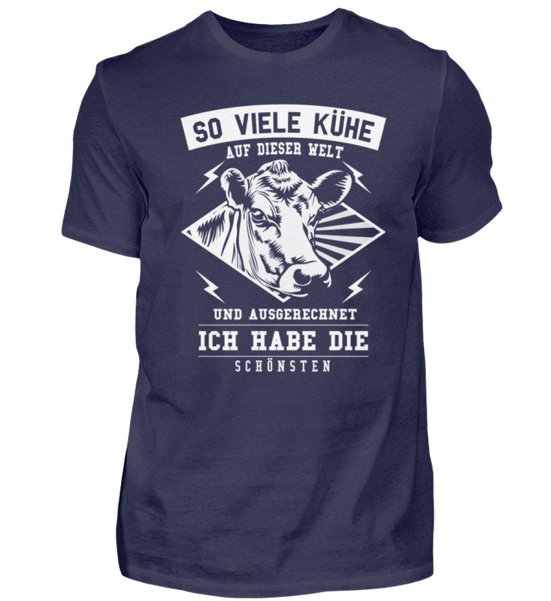 Die schönste Kuh · Herren T-Shirt-Herren Basic T-Shirt-Navy-S-Agrarstarz