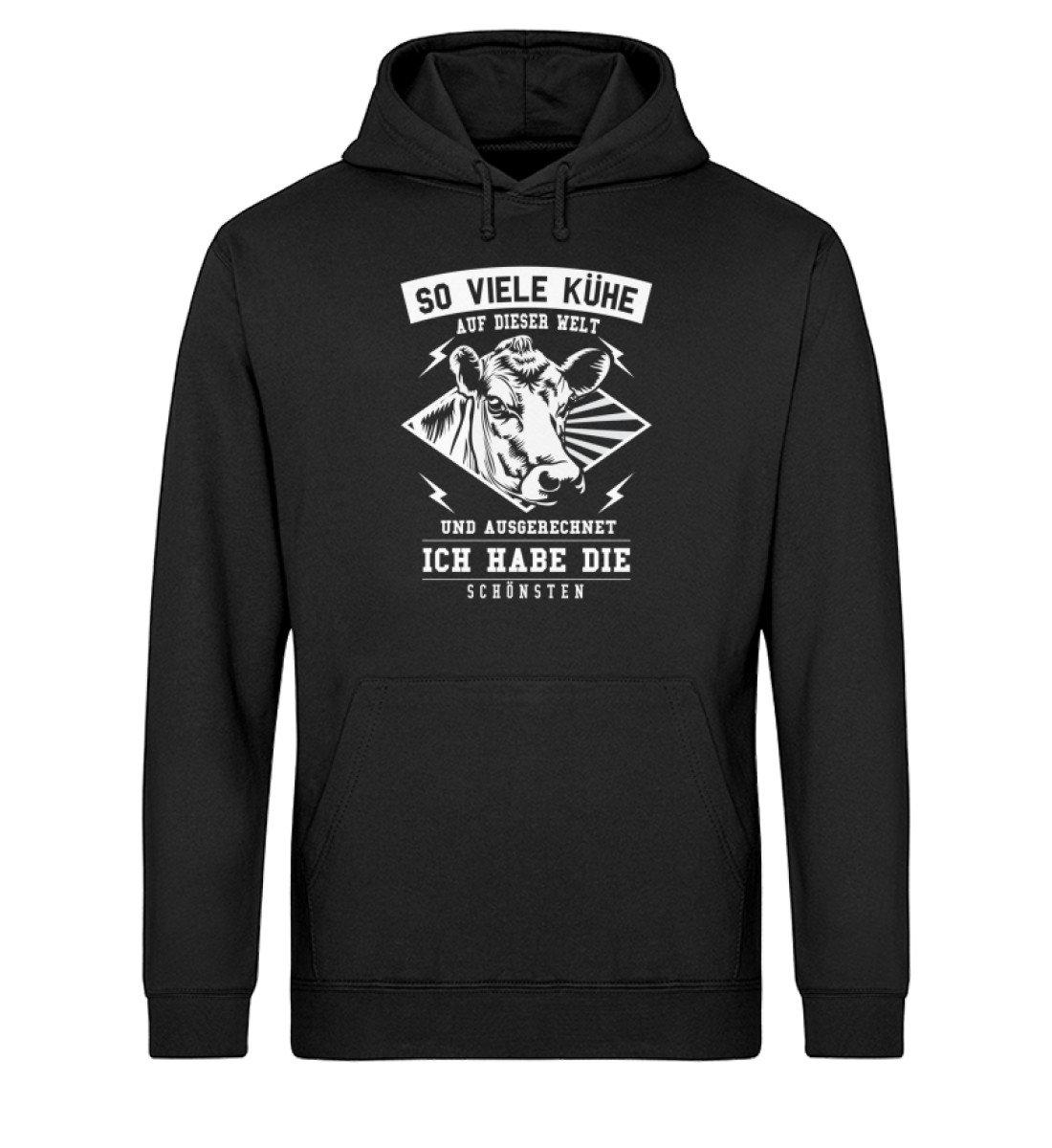 Die schönste Kuh · Unisex Organic Hoodie-Drummer Hoodie ST/ST-Black-XS-Agrarstarz