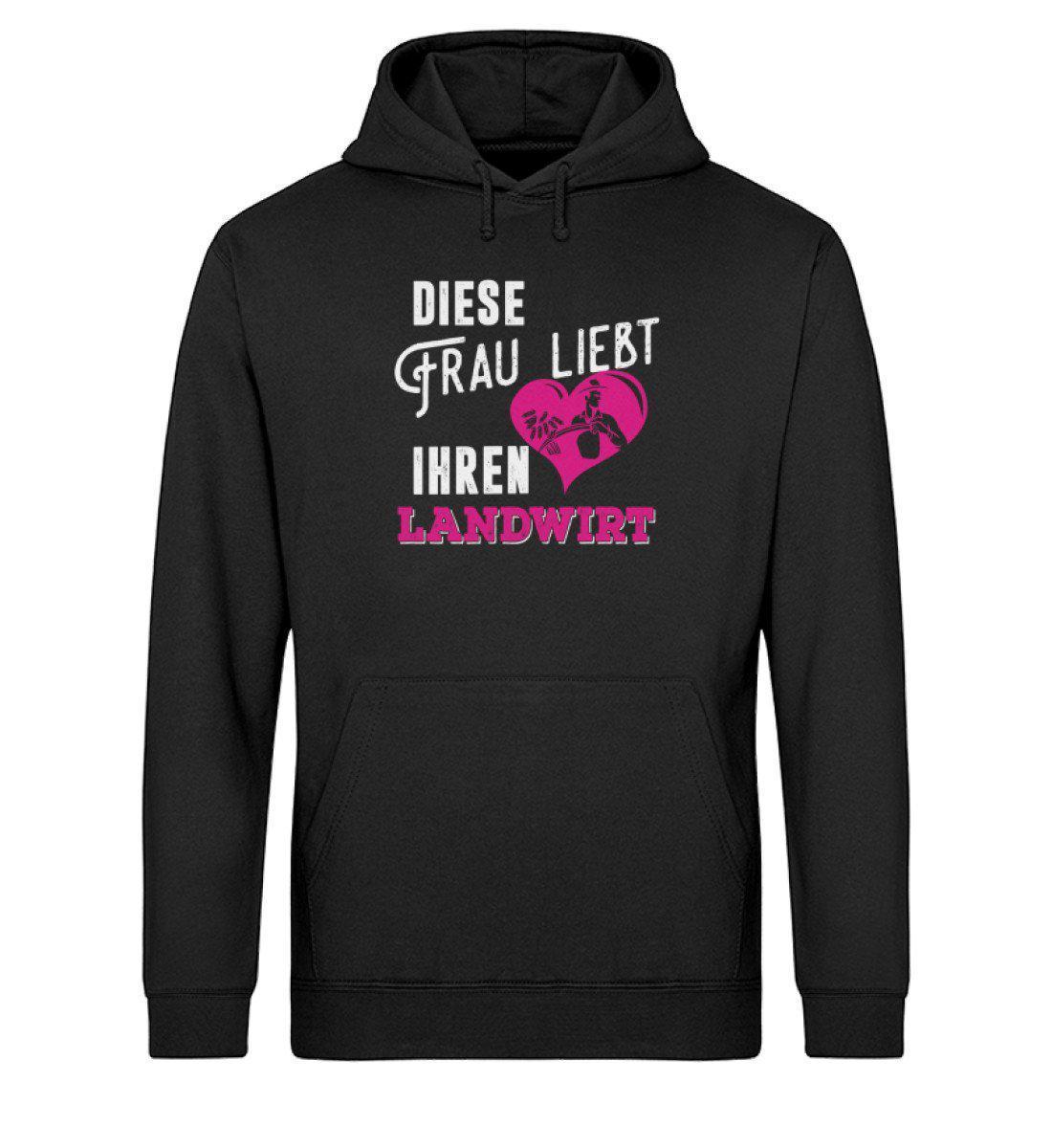 Diese Frau liebt ihren Landwirt · Unisex Organic Hoodie-Drummer Hoodie ST/ST-Black-XS-Agrarstarz