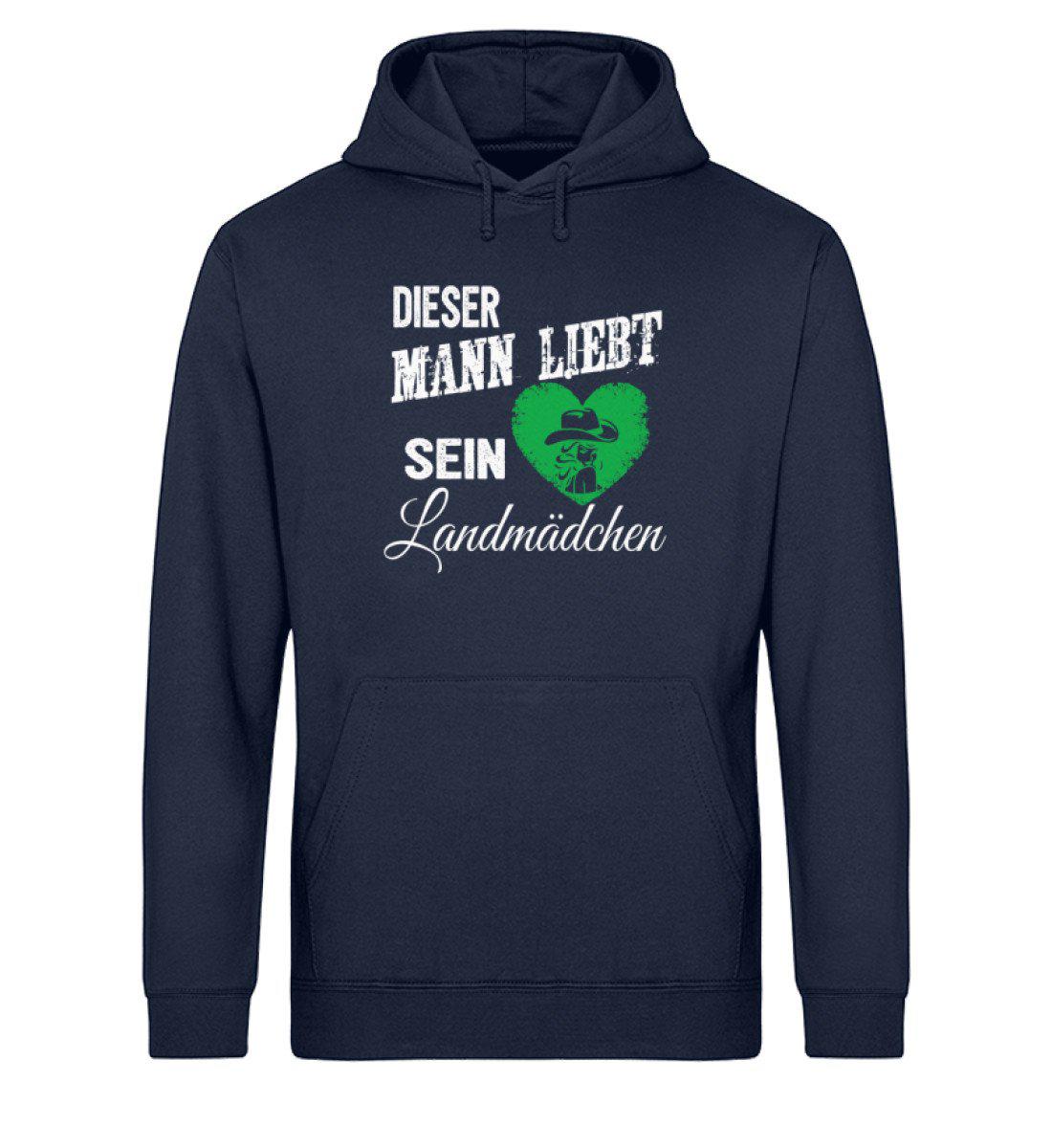 Dieser Mann liebt sein Landmädchen · Unisex Organic Hoodie-Drummer Hoodie ST/ST-French Navy-XS-Agrarstarz