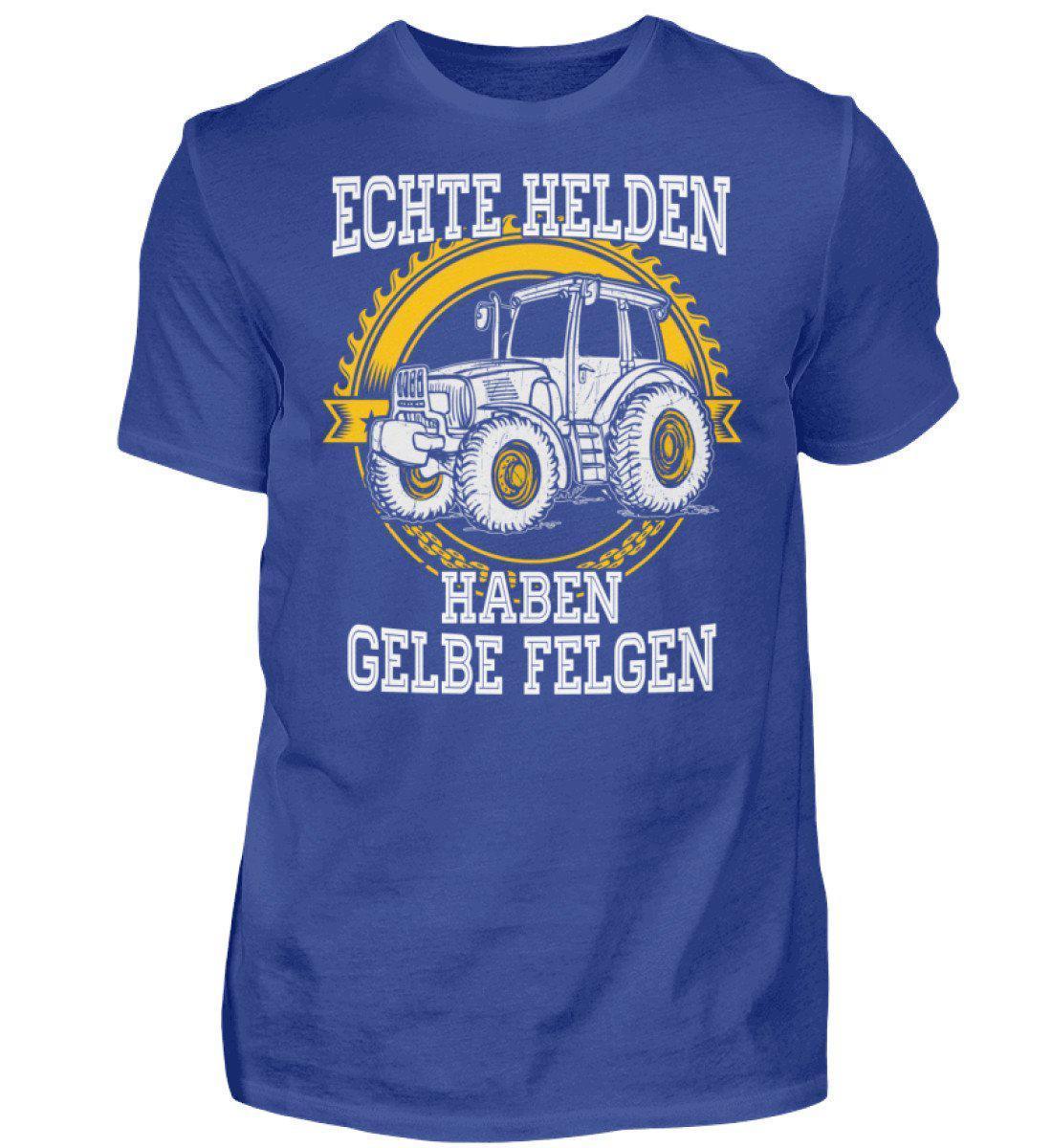 Echte Helden gelbe Felgen front · Herren T-Shirt-Herren Basic T-Shirt-Royal Blue-S-Agrarstarz