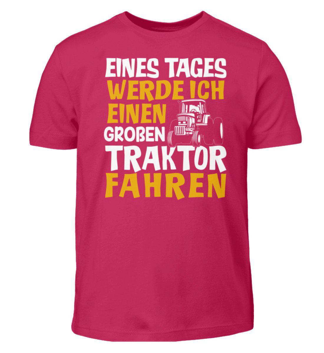 Eines Tages werde ich Traktor fahren · Kinder T-Shirt-Kinder T-Shirt-Sorbet-3/4 (98/104)-Agrarstarz