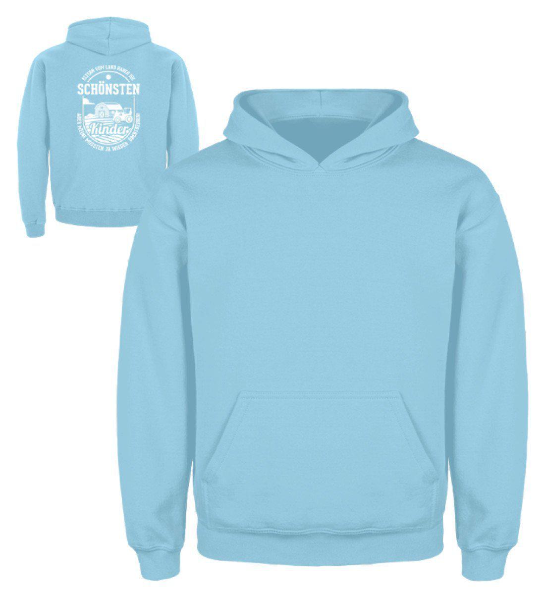 Eltern vom Land · Kinder Kapuzenpullover Hoodie-Kinder Hoodie-Sky Blue-3/4 (98/104)-Agrarstarz