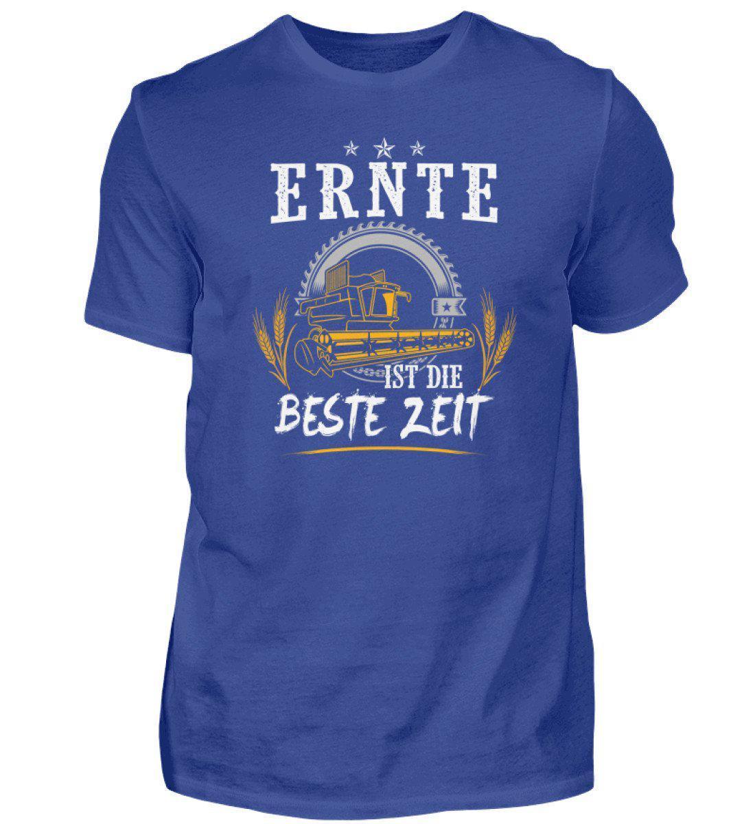 Ernte beste Zeit · Herren T-Shirt-Herren Basic T-Shirt-Royal Blue-S-Agrarstarz