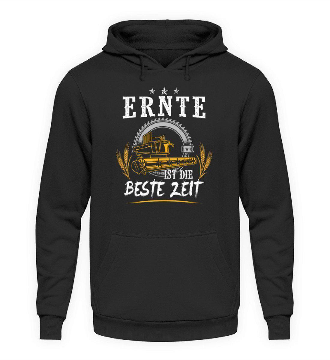 Ernte beste Zeit · Unisex Kapuzenpullover Hoodie-Unisex Hoodie-Jet Black-L-Agrarstarz