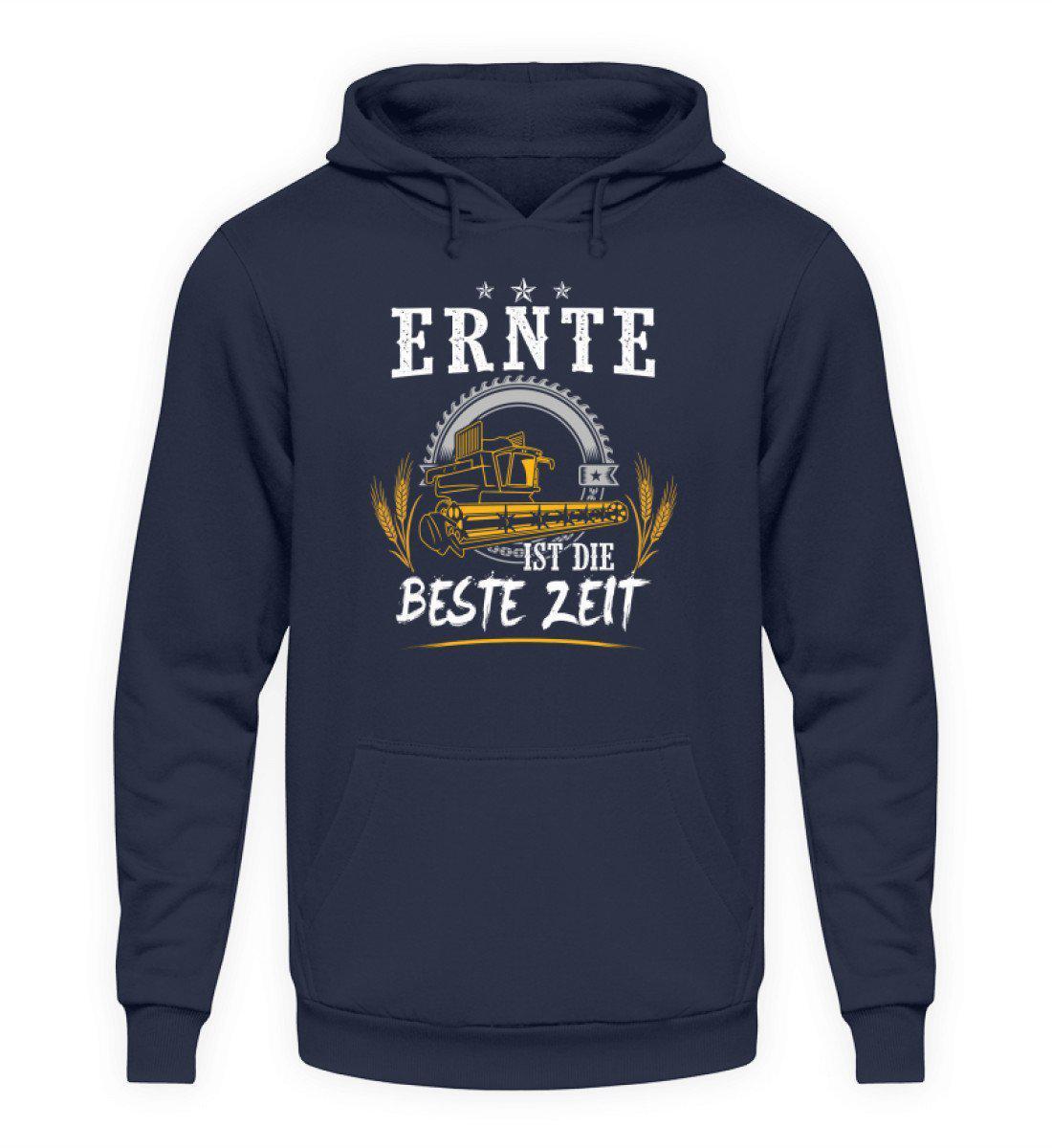 Ernte beste Zeit · Unisex Kapuzenpullover Hoodie-Unisex Hoodie-Oxford Navy-L-Agrarstarz