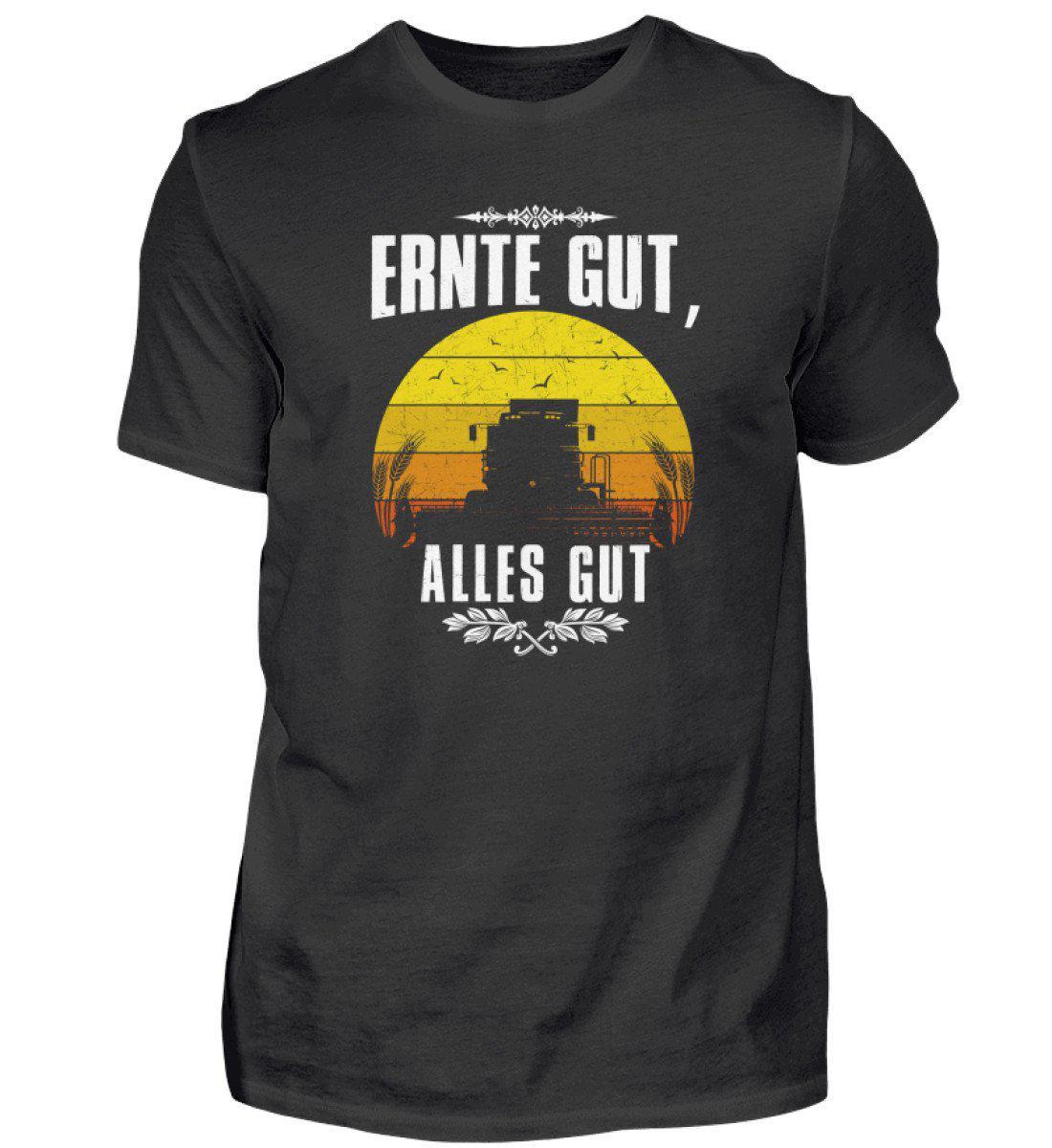 Ernte gut alles gut · Herren T-Shirt-Herren Basic T-Shirt-Black-S-Agrarstarz