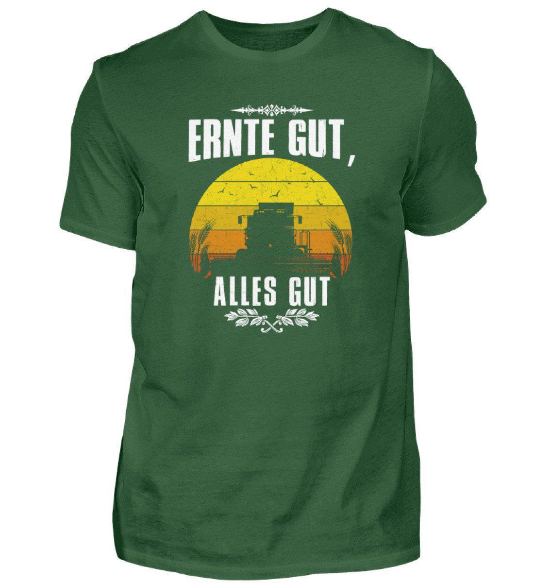 Ernte gut alles gut · Herren T-Shirt-Herren Basic T-Shirt-Bottle Green-S-Agrarstarz