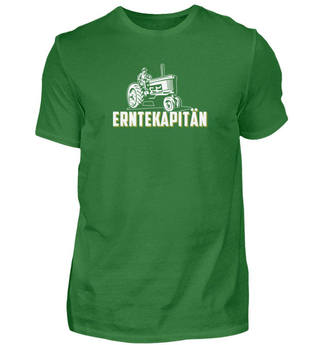 Erntekapitän · Herren T-Shirt-Herren Basic T-Shirt-Kelly Green-S-Agrarstarz
