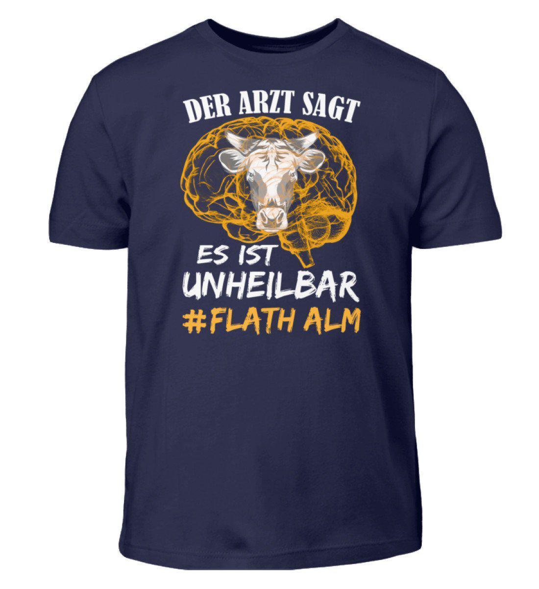 Es ist unheilbar Flath Alm · Kinder T-Shirt-Kinder T-Shirt-Navy-12/14 (152/164)-Agrarstarz