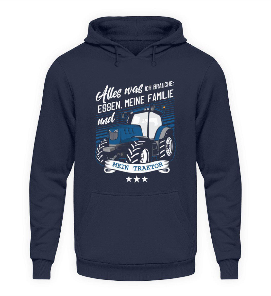 Essen Familie Traktor · Unisex Kapuzenpullover Hoodie-Unisex Hoodie-Oxford Navy-S-Agrarstarz