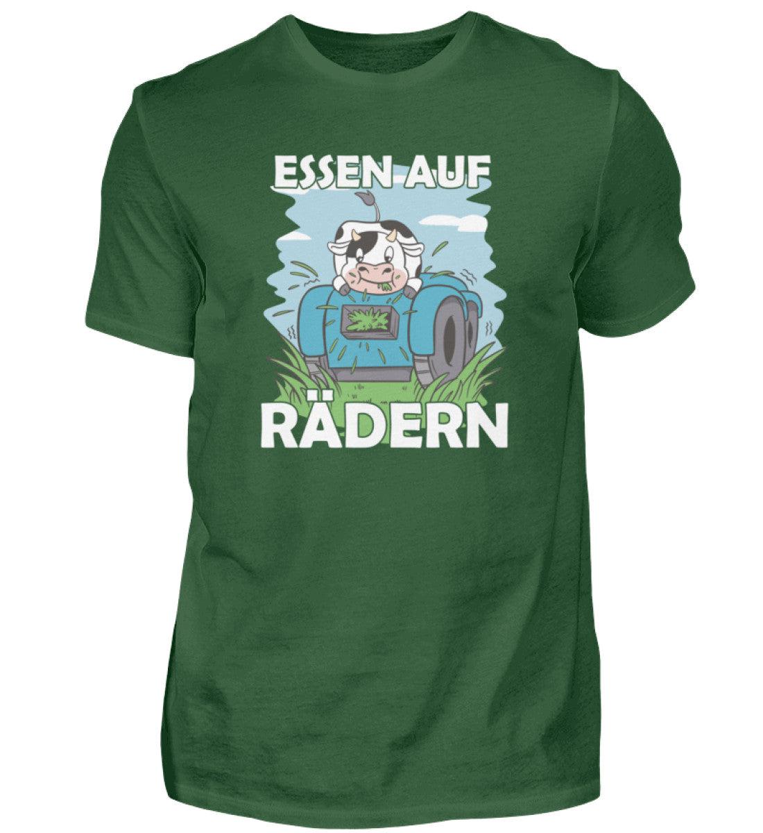 Essen auf Rädern Kuh · Herren T-Shirt-Herren Basic T-Shirt-Bottle Green-S-Agrarstarz