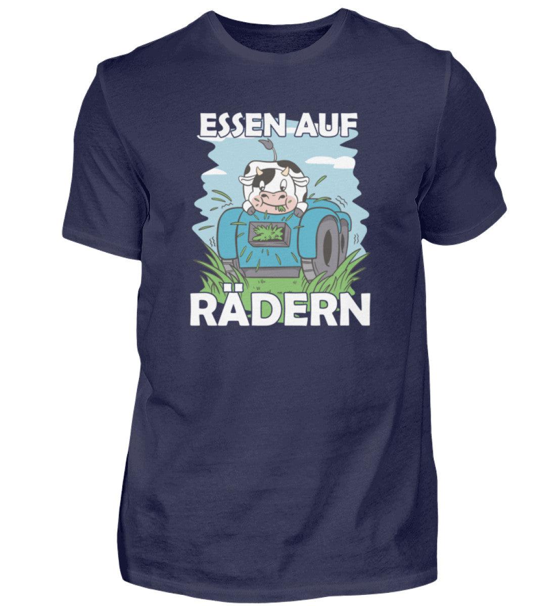 Essen auf Rädern Kuh · Herren T-Shirt-Herren Basic T-Shirt-Navy-S-Agrarstarz