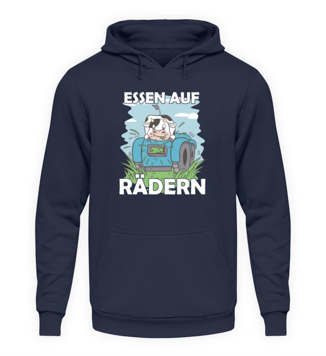 Essen auf Rädern Kuh · Unisex Kapuzenpullover Hoodie-Unisex Hoodie-Oxford Navy-S-Agrarstarz