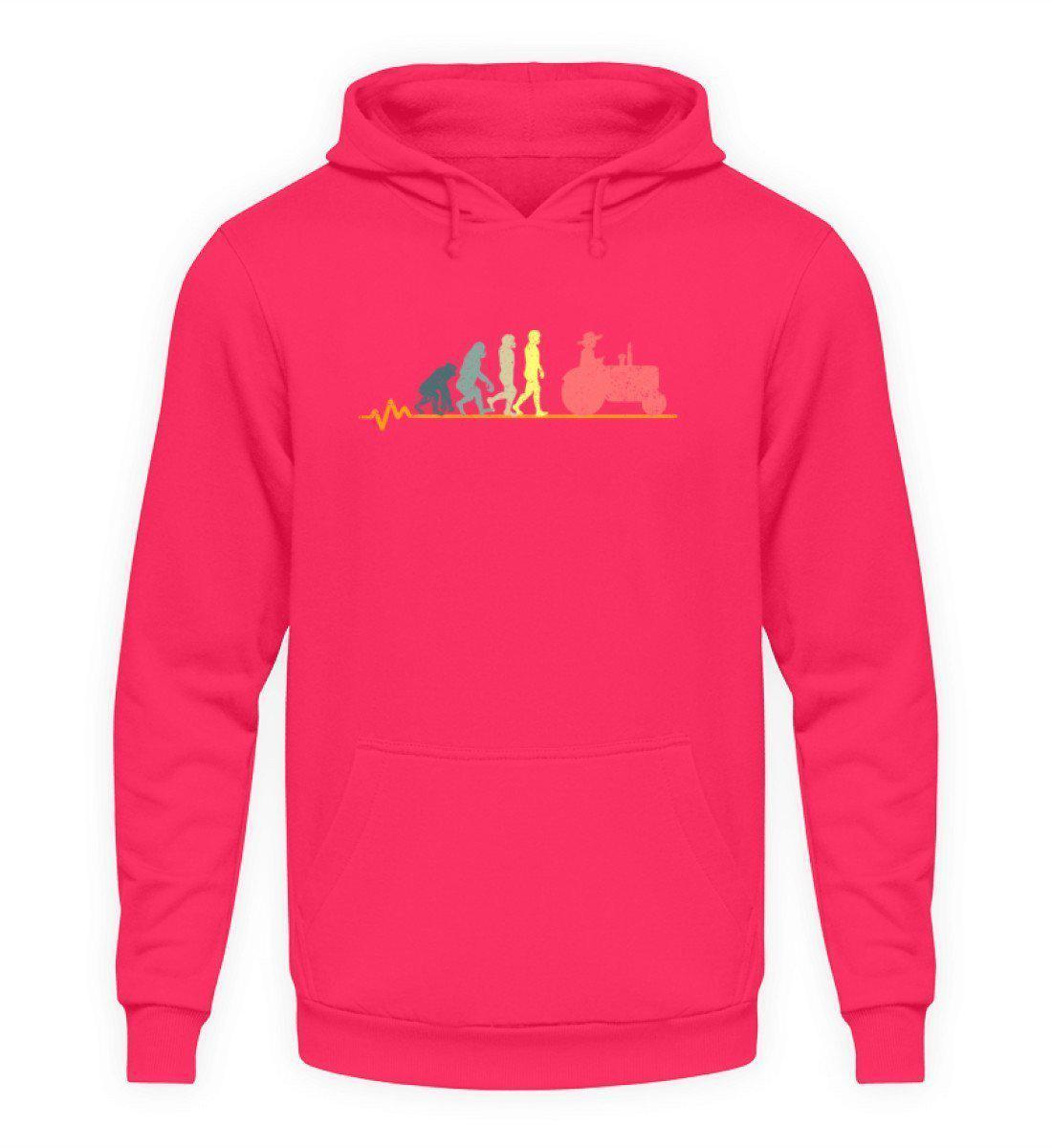 Evolution Retro · Unisex Kapuzenpullover Hoodie-Unisex Hoodie-Hot Pink-L-Agrarstarz