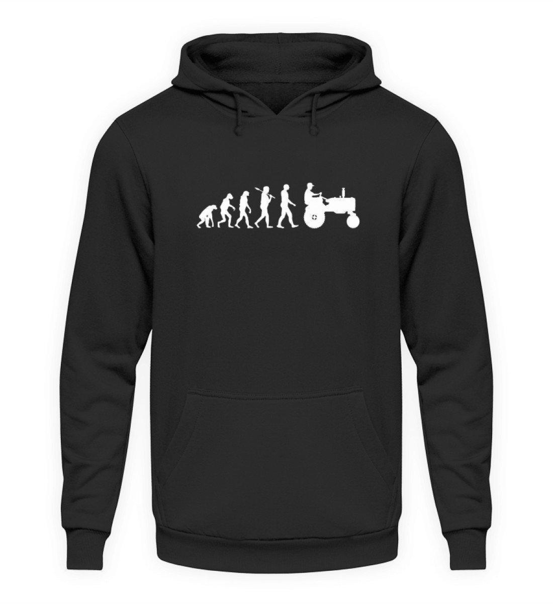 Evolution simple · Unisex Kapuzenpullover Hoodie-Unisex Hoodie-Jet Black-L-Agrarstarz