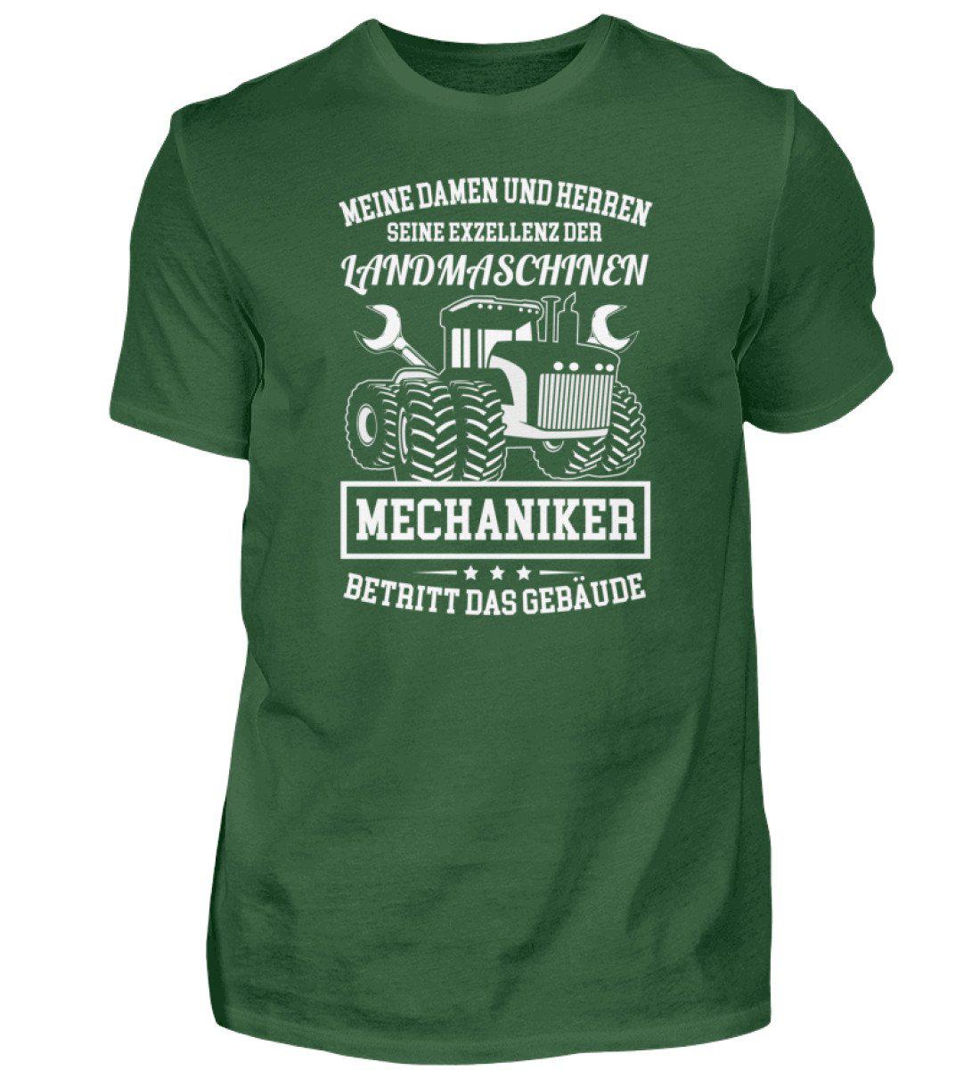 Exzellenz der Mechaniker · Herren T-Shirt-Herren Basic T-Shirt-Bottle Green-S-Agrarstarz