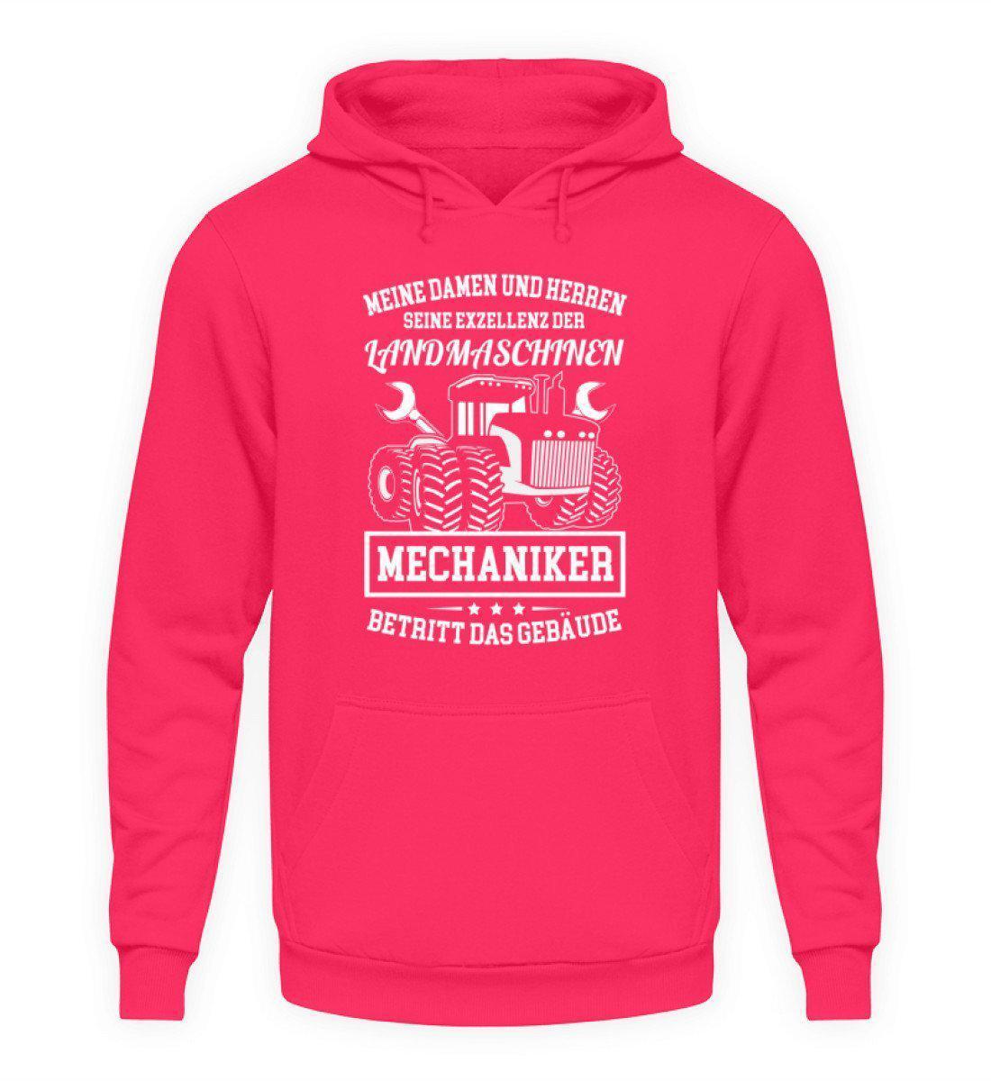 Exzellenz der Mechaniker · Unisex Kapuzenpullover Hoodie-Unisex Hoodie-Hot Pink-L-Agrarstarz