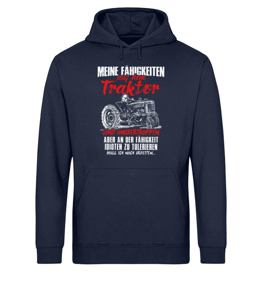 Fähigkeiten auf Traktor · Unisex Organic Hoodie-Drummer Hoodie ST/ST-French Navy-XS-Agrarstarz