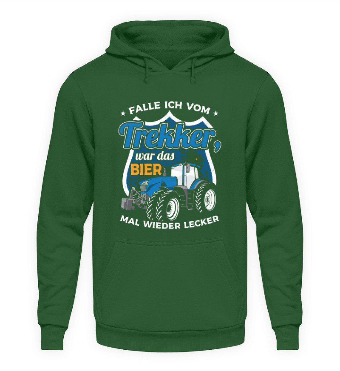 Falle ich vom Trekker Bier · Unisex Kapuzenpullover Hoodie-Unisex Hoodie-Bottle Green-S-Agrarstarz