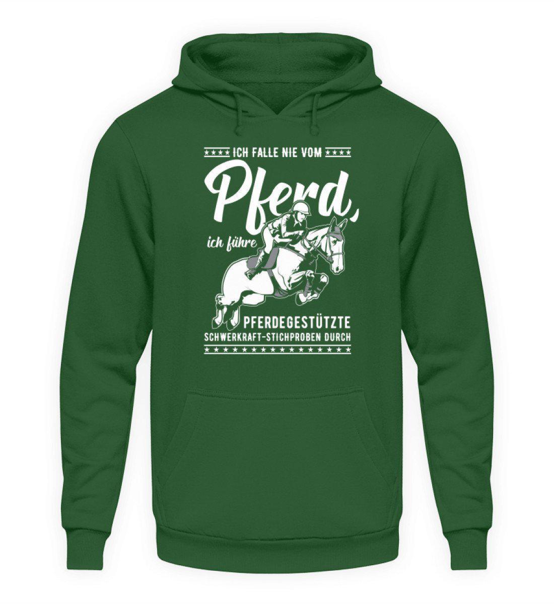 Falle nicht vom Pferd · Unisex Kapuzenpullover Hoodie-Unisex Hoodie-Bottle Green-S-Agrarstarz