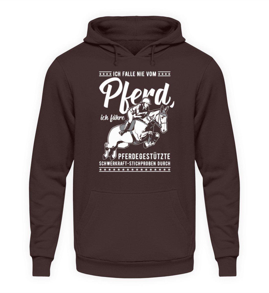 Falle nicht vom Pferd · Unisex Kapuzenpullover Hoodie-Unisex Hoodie-Hot Chocolate-S-Agrarstarz