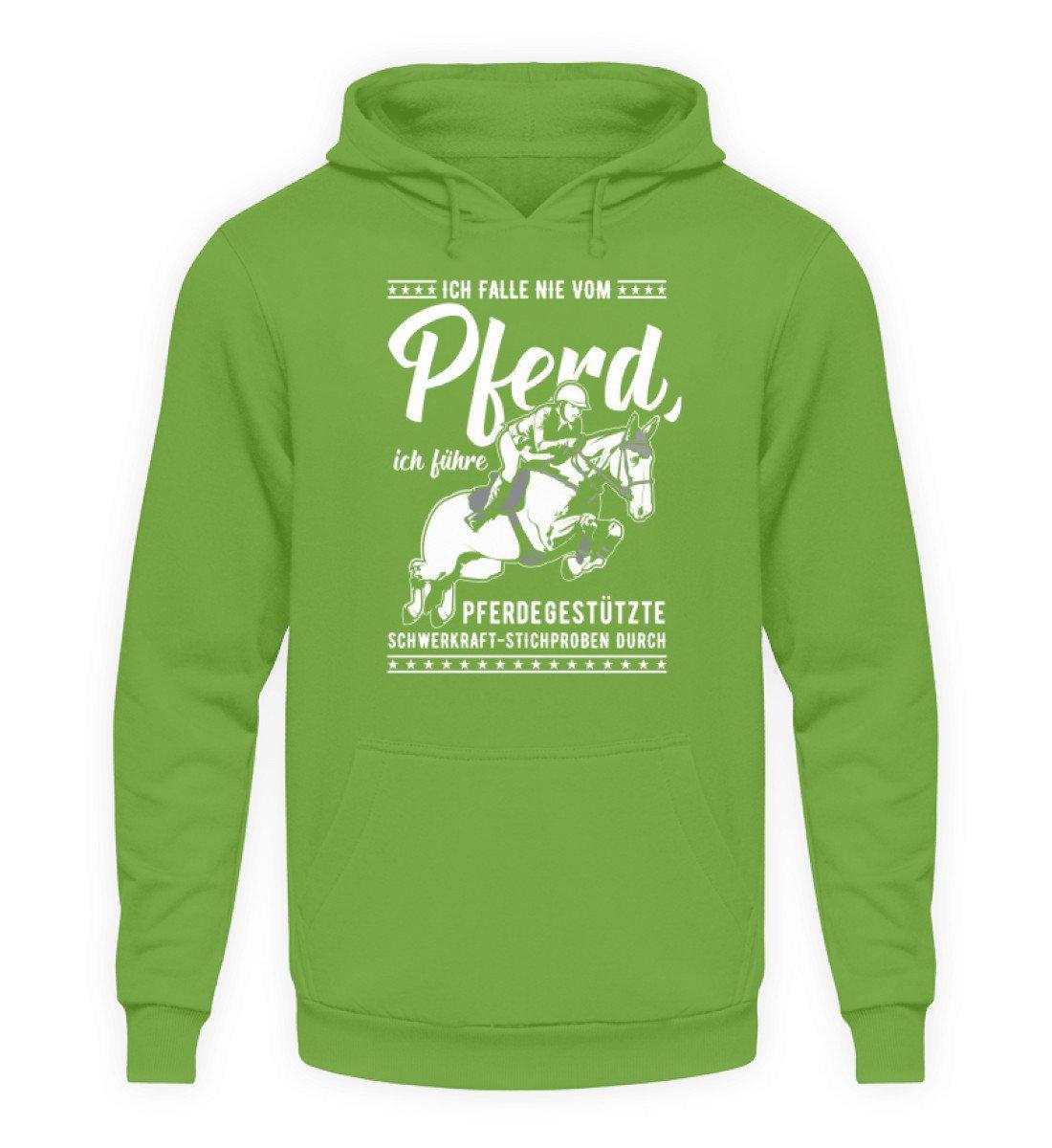 Falle nicht vom Pferd · Unisex Kapuzenpullover Hoodie-Unisex Hoodie-LimeGreen-S-Agrarstarz