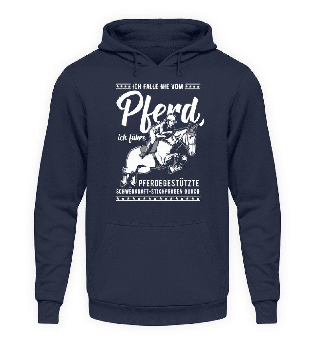 Falle nicht vom Pferd · Unisex Kapuzenpullover Hoodie-Unisex Hoodie-Oxford Navy-S-Agrarstarz