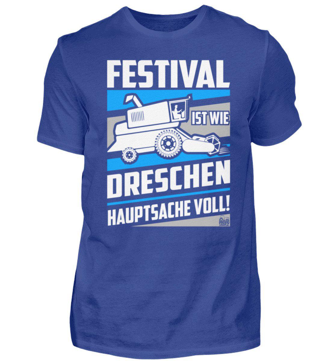 Festival Dreschen · Herren T-Shirt-Herren Basic T-Shirt-Royal Blue-S-Agrarstarz