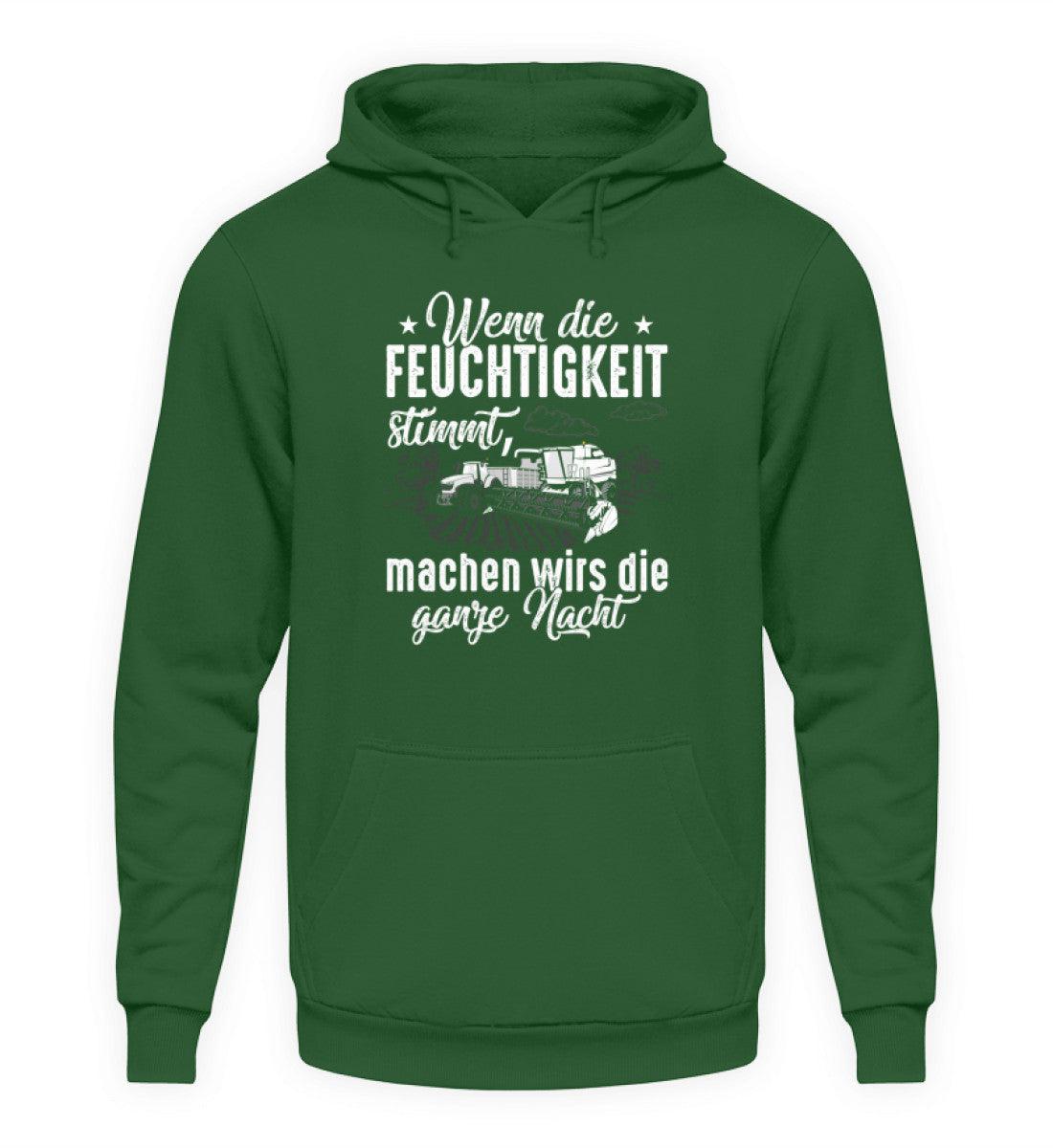 Feuchtigkeit ganze Nacht · Unisex Kapuzenpullover Hoodie-Unisex Hoodie-Bottle Green-S-Agrarstarz