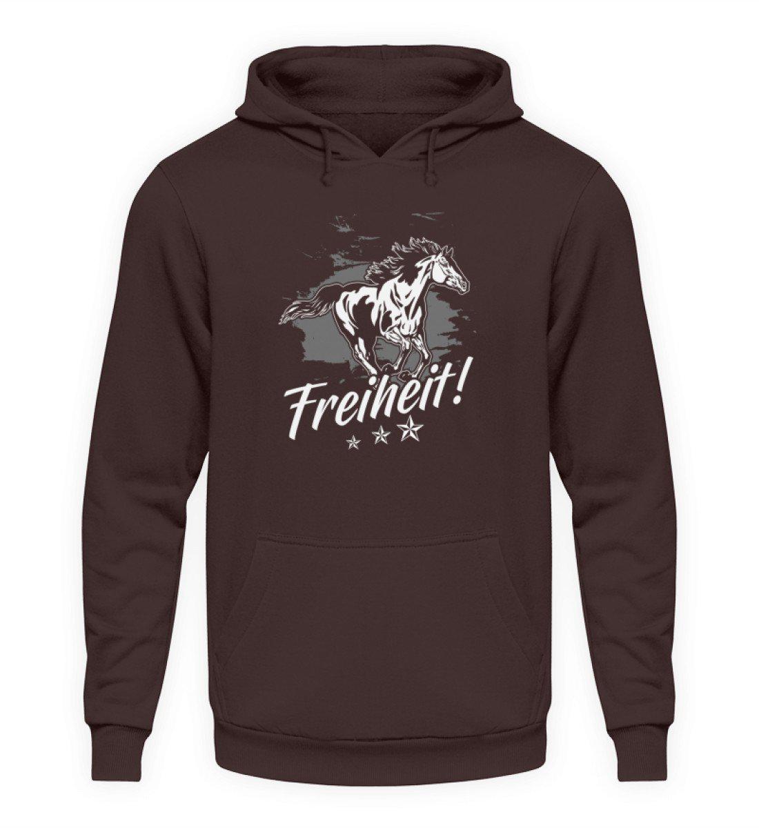 Freiheit Pferd · Unisex Kapuzenpullover Hoodie-Unisex Hoodie-Hot Chocolate-S-Agrarstarz