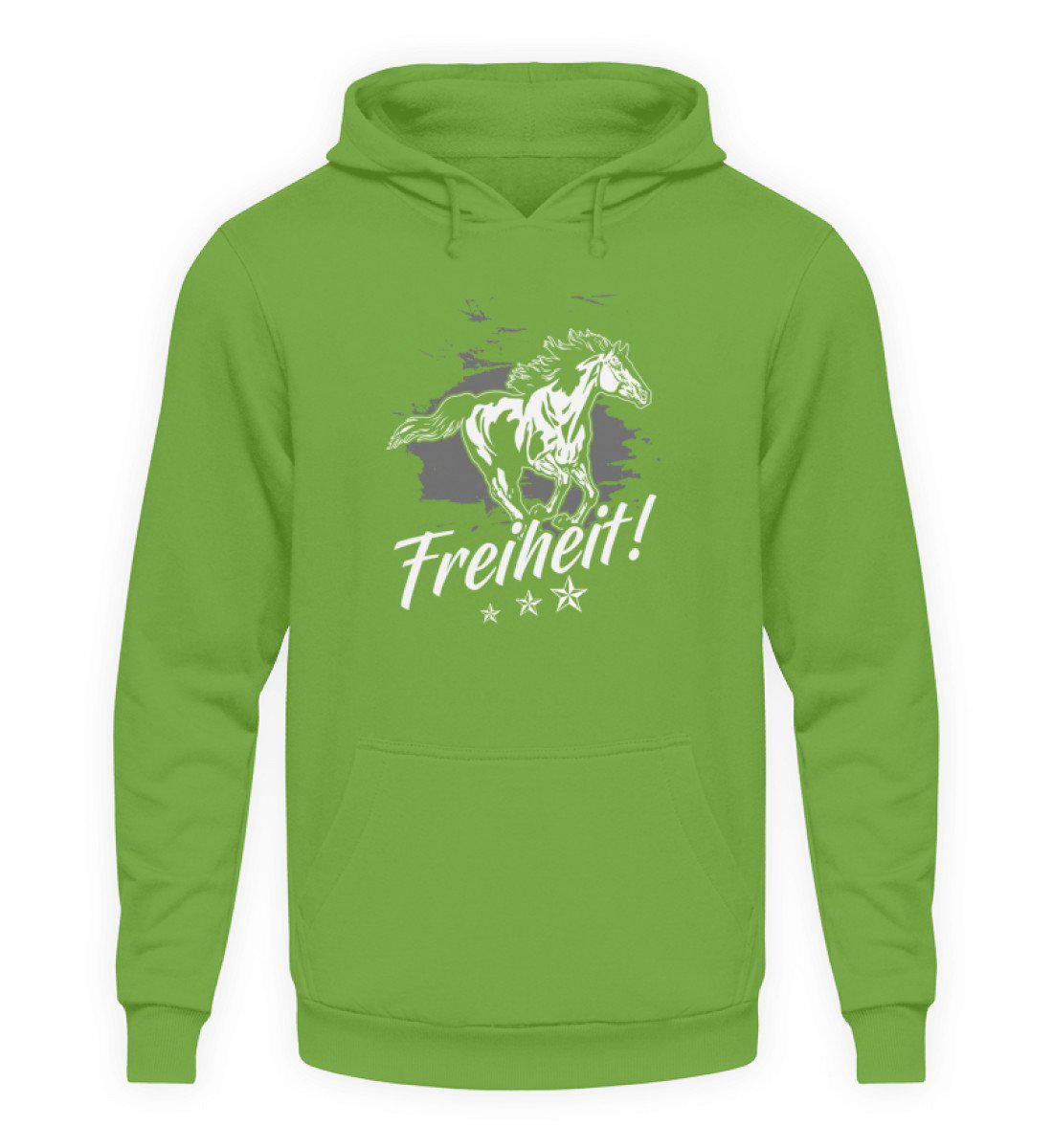 Freiheit Pferd · Unisex Kapuzenpullover Hoodie-Unisex Hoodie-LimeGreen-S-Agrarstarz