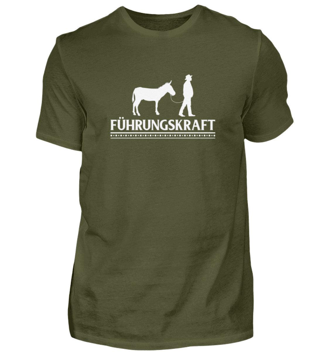 Führungskraft Esel Mann · Herren T-Shirt-Herren Basic T-Shirt-Urban Khaki-S-Agrarstarz