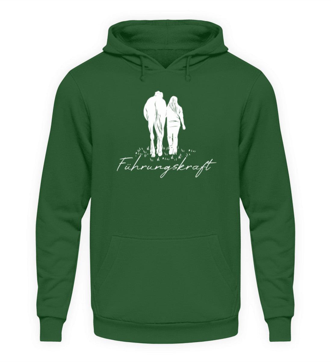 Führungskraft Pferd 2 · Unisex Kapuzenpullover Hoodie-Unisex Hoodie-Bottle Green-S-Agrarstarz