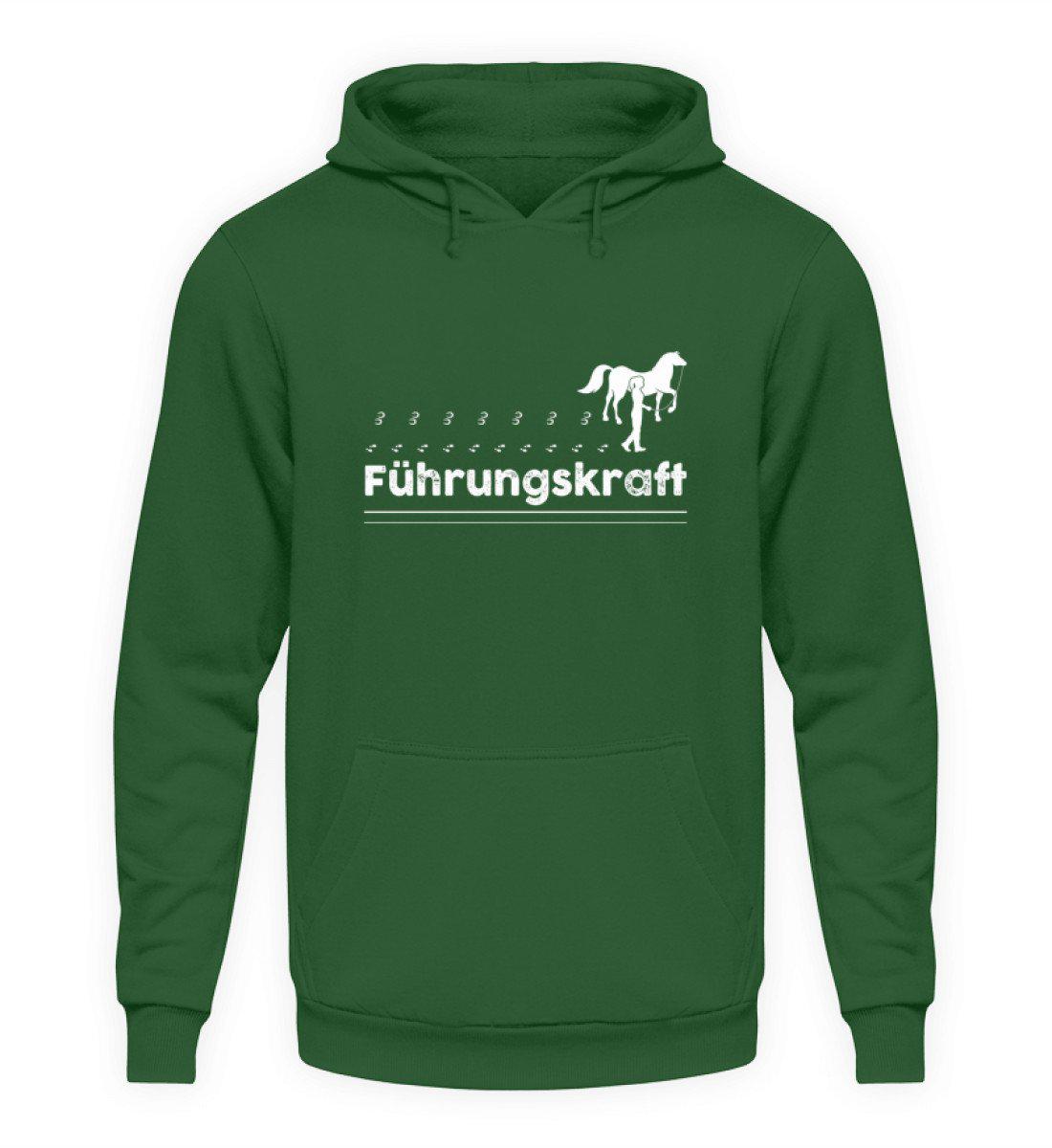 Führungskraft Pferd 2 · Unisex Kapuzenpullover Hoodie-Unisex Hoodie-Bottle Green-S-Agrarstarz