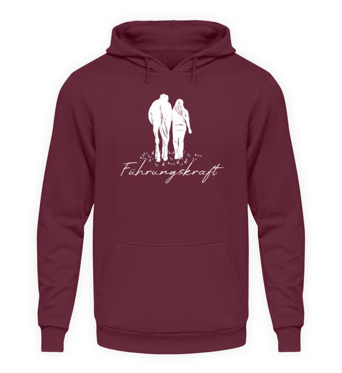 Führungskraft Pferd 2 · Unisex Kapuzenpullover Hoodie-Unisex Hoodie-Burgundy-S-Agrarstarz