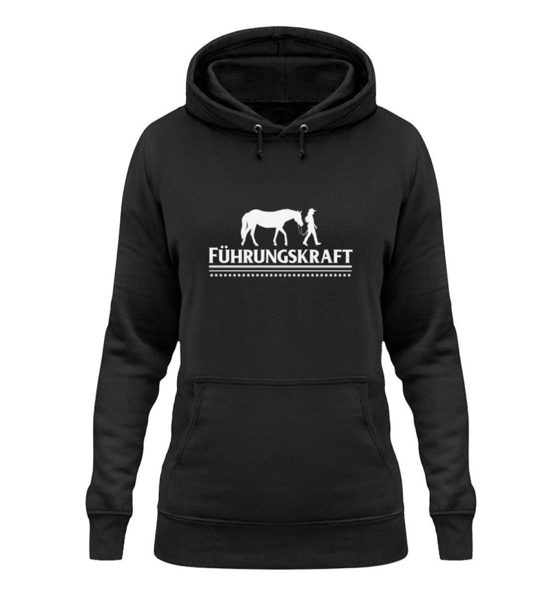 Führungskraft Pferd · Damen Hoodie-Damen Hoodie-Jet Black-XS-Agrarstarz