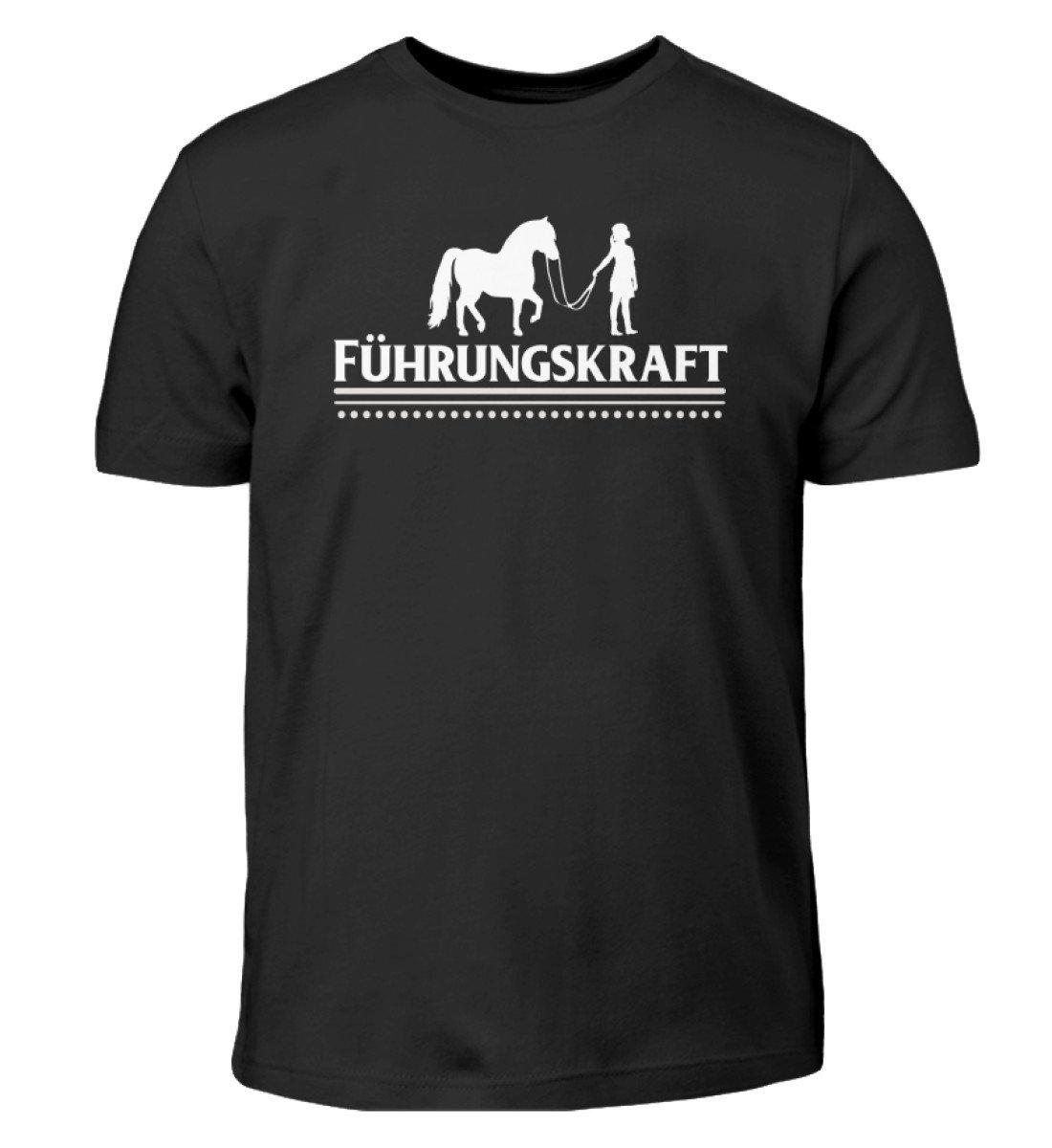 Führungskraft Pony · Kinder T-Shirt-Kinder T-Shirt-Black-12/14 (152/164)-Agrarstarz