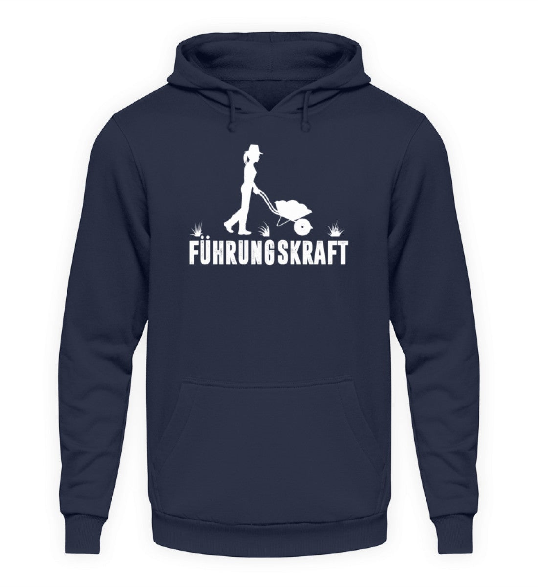Führungskraft Schubkarre Frau · Unisex Kapuzenpullover Hoodie-Unisex Hoodie-Oxford Navy-S-Agrarstarz
