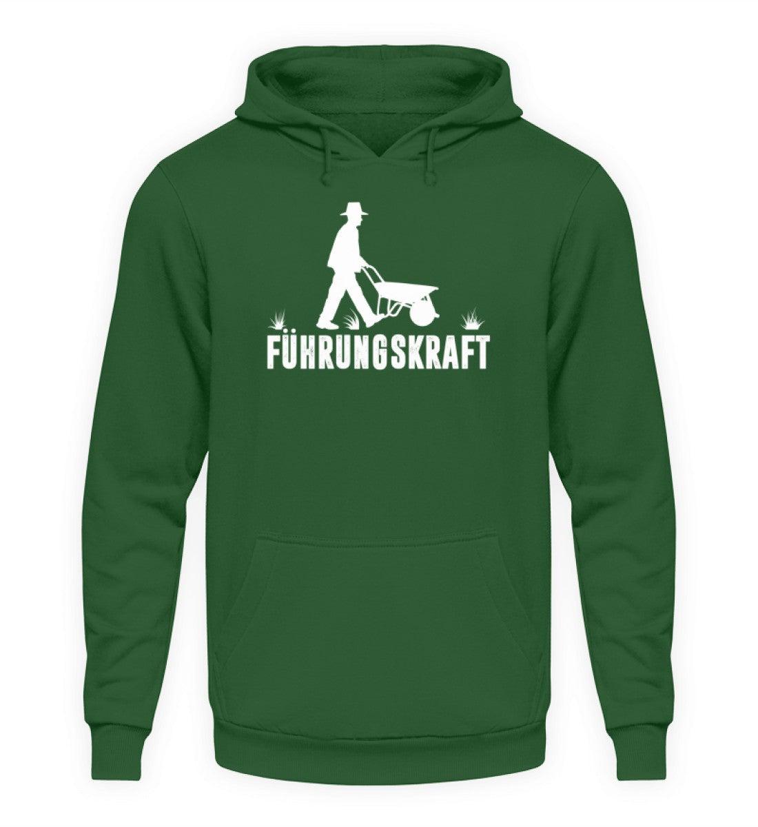 Führungskraft Schubkarre Mann · Unisex Kapuzenpullover Hoodie-Unisex Hoodie-Bottle Green-S-Agrarstarz