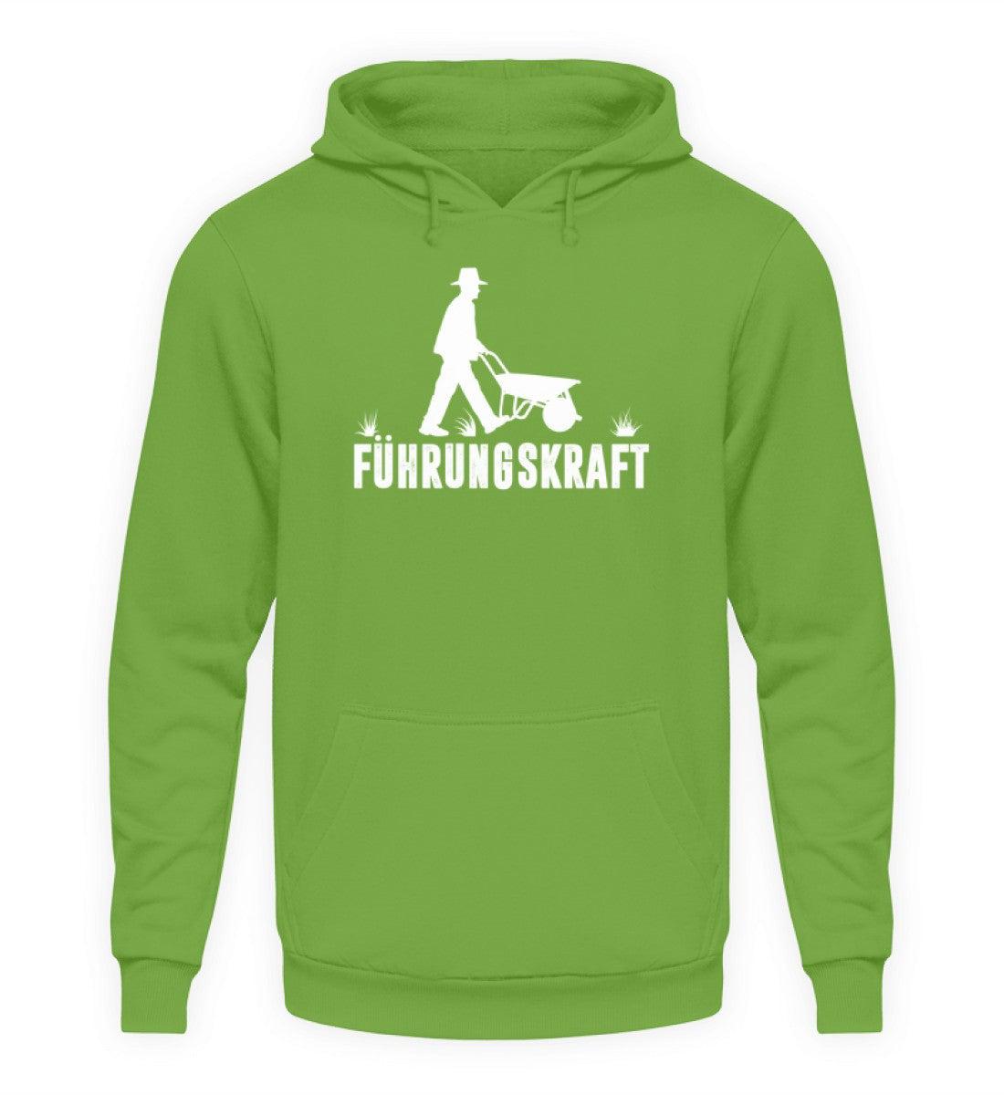 Führungskraft Schubkarre Mann · Unisex Kapuzenpullover Hoodie-Unisex Hoodie-LimeGreen-S-Agrarstarz
