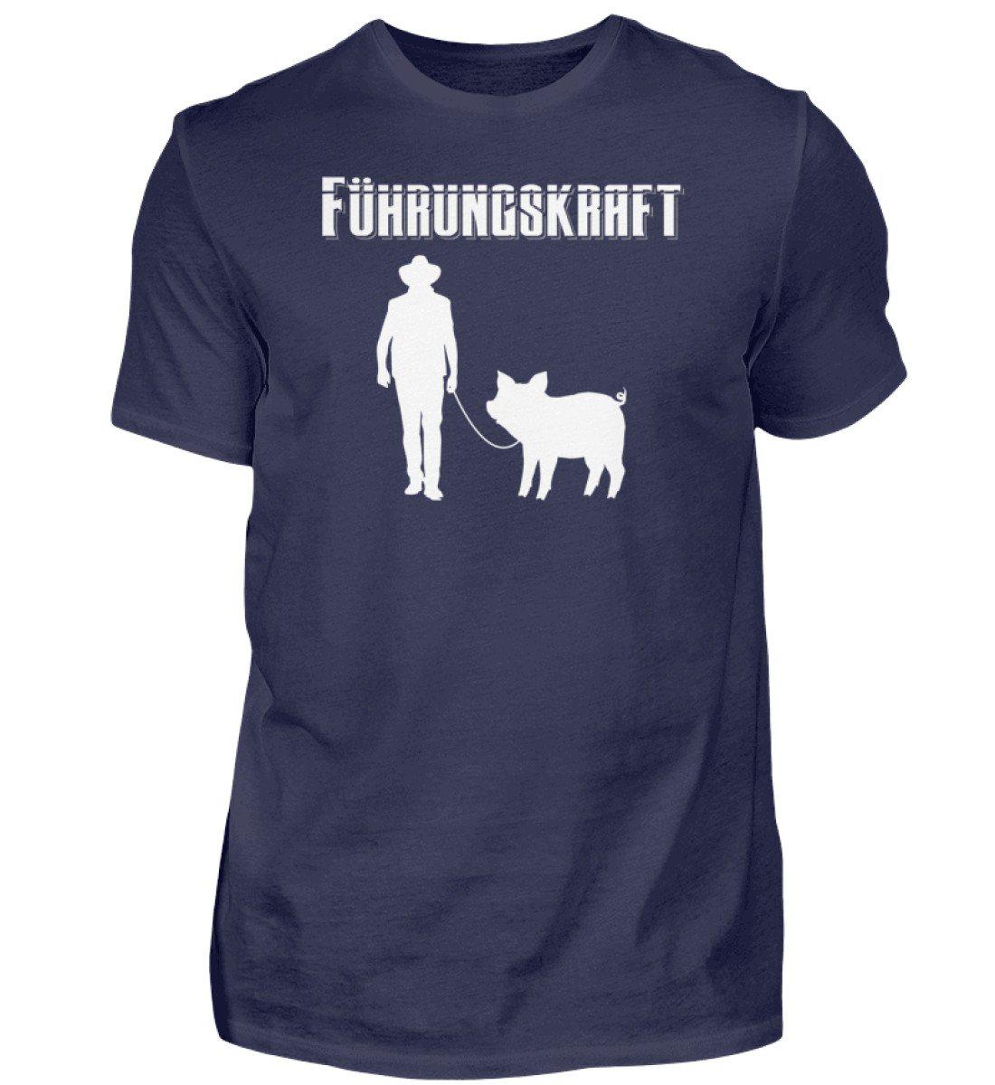 Führungskraft Schwein · Herren T-Shirt-Herren Basic T-Shirt-Navy-S-Agrarstarz