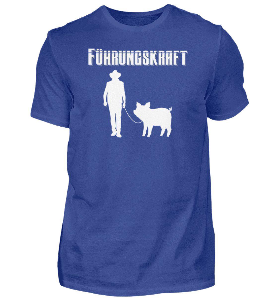 Führungskraft Schwein · Herren T-Shirt-Herren Basic T-Shirt-Royal Blue-S-Agrarstarz