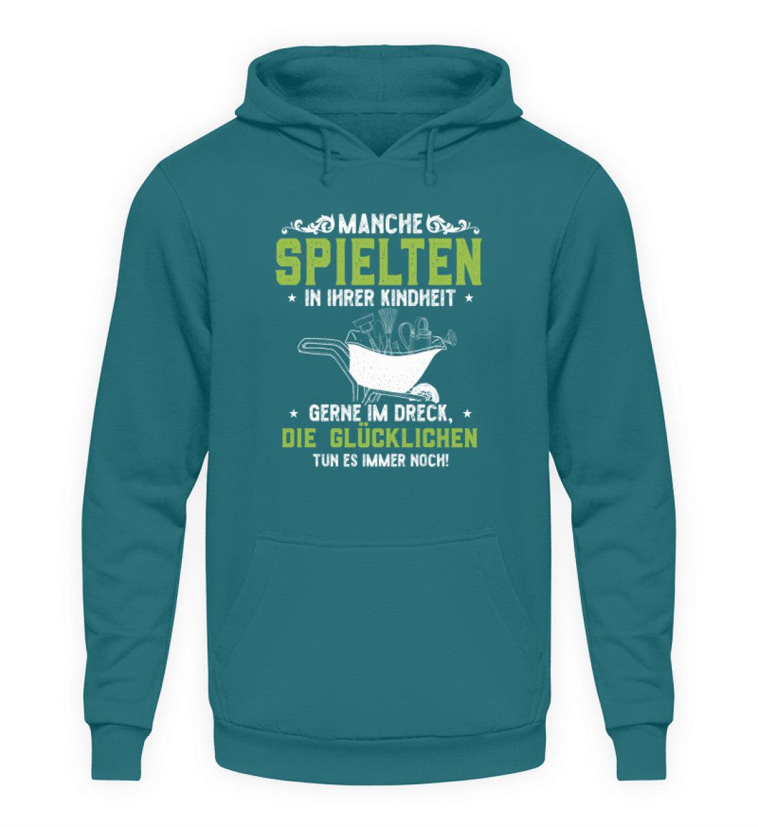 Garten im Dreck spielen · Unisex Kapuzenpullover Hoodie-Unisex Hoodie-Airforce Blue-S-Agrarstarz